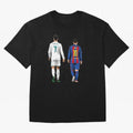 Cristiano Ronaldo & Messi vector T-Shirt Cristiano Ronaldo Argentina Football Jersey, Nike Fan Tee, World Cup 2026, Jordan Soccer Shirt, Adidas Match Day Top, Griezmann Belgium Final Match