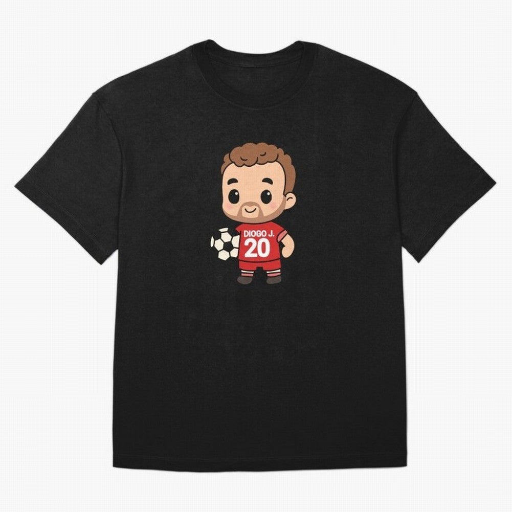 Diogo Jota jersey | manga | cute kawaii | by Nooby Draw T-Shirt FIFA World Cup 2026 Argentina Griezmann Jersey, Nike Fan Tee, Neymar France Fans, Jordan Soccer Shirt, Adidas Match Day Top, Musiala Croatia Goal Celebration