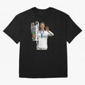 Cristiano Ronaldo with the cup T-Shirt FIFA World Cup 2026 Canada Saka, Nike Match Day Jersey For Match Day, Adidas Supporter Tee For Messi Fans, Jordan Soccer Fan Top, Salah Spain Supporter Night