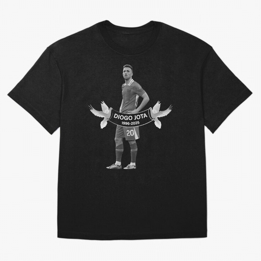Diogo Jota T-Shirt Honor The Football Icons Of FIFA World Cup 2026 Spirit, Jordan Supporter Jersey For Match Day, Nike World Cup Shirt For Mbappe Fans, Adidas Football Fan Top, Bellingham Spain Final Match