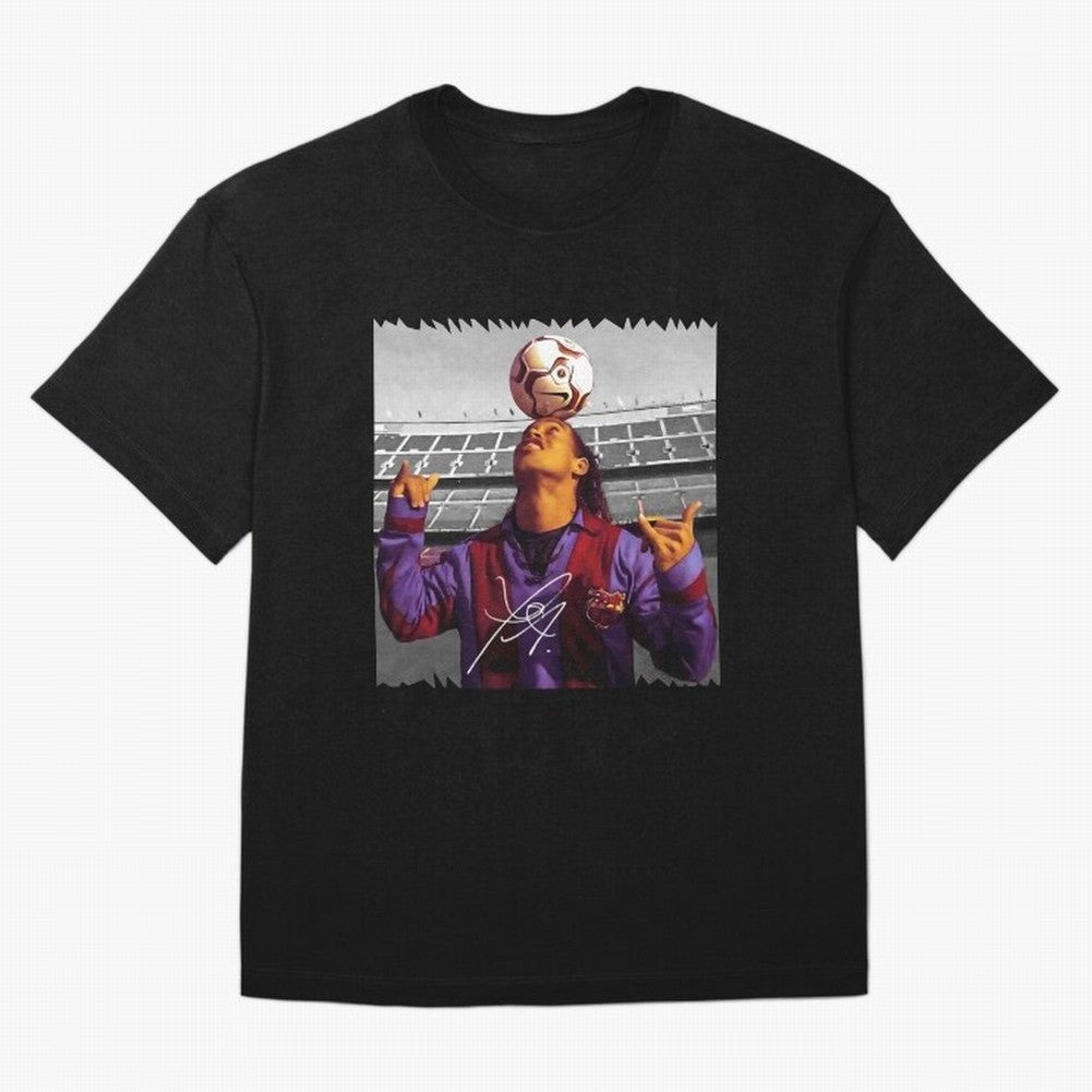 Ronaldinho - vintage T-Shirt Join The Global Buzz Around FIFA World Cup 2026 Connected, Adidas Match Day Jersey For Match Day, Jordan Football Shirt For Mbappe Fans, Nike Soccer Fan Top, Kane Canada Fan Club