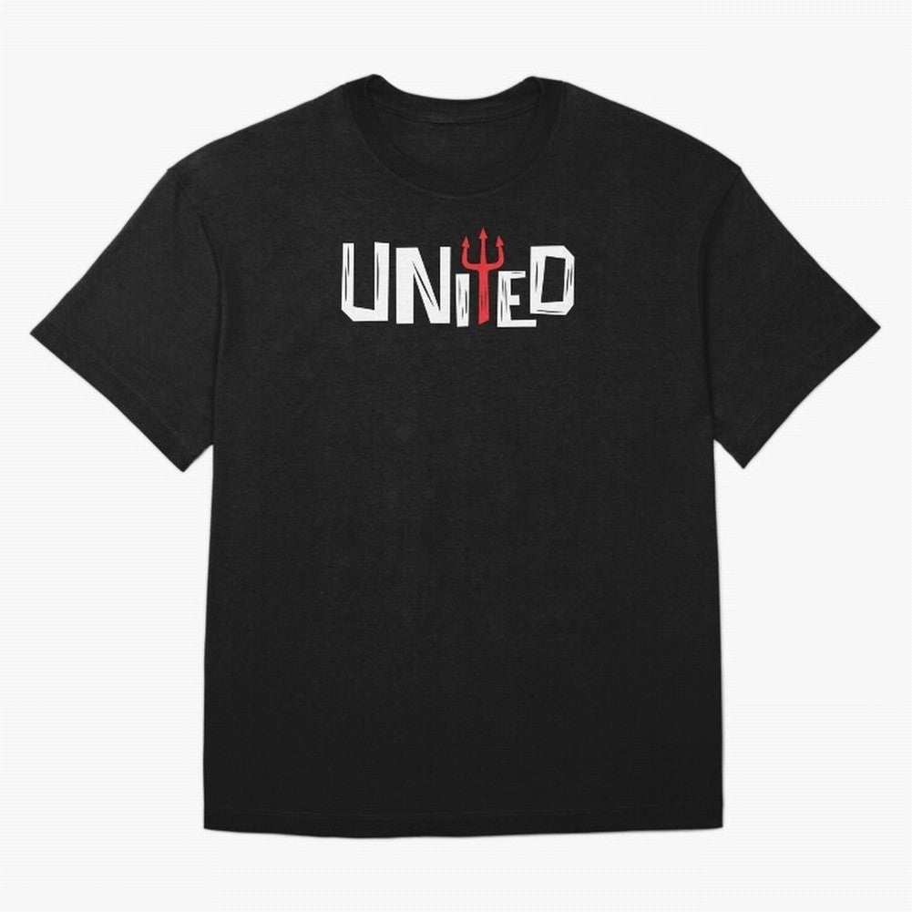 Manchester United - United Typography T-Shirt France Messi World Cup 2026 Jersey, Nike Fan Tee, Match Day, Jordan Soccer Shirt, Adidas Match Day Top, Cristiano Ronaldo Morocco Goal Celebration