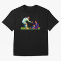 Cristiano Ronaldo & Messi Wpap Art T-Shirt Represent FIFA World Cup 2026 For Fans Of Messi And Jersey, Adidas Match Day Tee, Messi Netherlands Fans, Jordan Football Shirt, Nike Soccer Fan Top, Neymar Croatia Fan Club