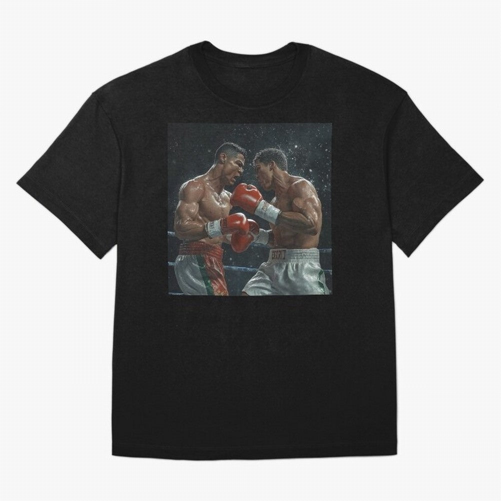 Cristiano Ronaldo vs Alvarez Canelo: Gaming Duel Between Legends T-Shirt FIFA World Cup 2026 Ecuador Bellingham Fan Jersey, Jordan Supporter Tee, Portugal Supporter Shirt, Nike World Cup Shirt, Messi Adidas Football Fan Top, Yamal Brazil Goal