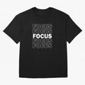 Focus Focus Focus (White Design) T-Shirt Celebrate Global Football Passion For FIFA World Cup 2026 Fan Jersey, Nike Football Tee, Brazil Supporter Shirt, Adidas Soccer Shirt, Cristiano Ronaldo Jordan Fan Top, Yamal Colombia Group Stage