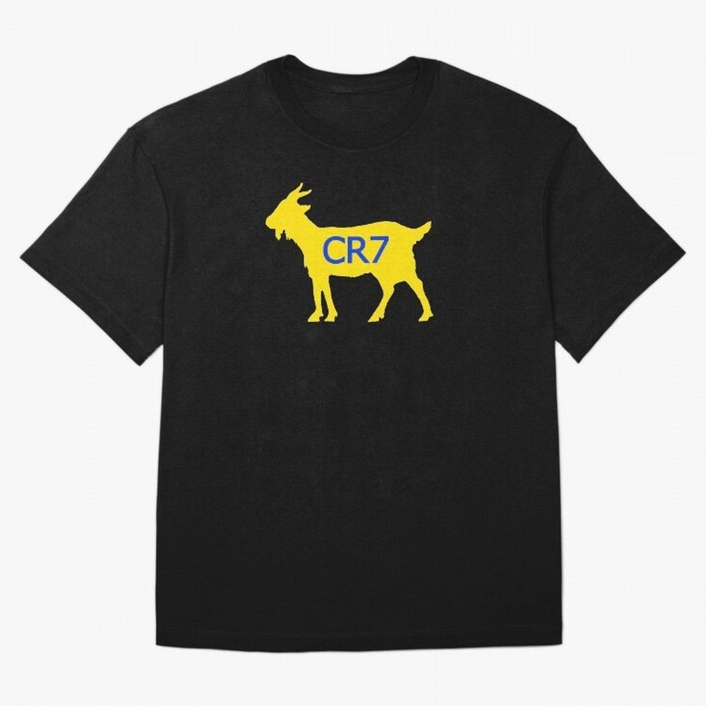 CR7 GOAT Yellow Al Nassr T-Shirt Messi Germany Football Jersey, Nike Fan Tee, World Cup 2026, Jordan Soccer Shirt, Adidas Match Day Top, Vinicius Belgium Goal Celebration