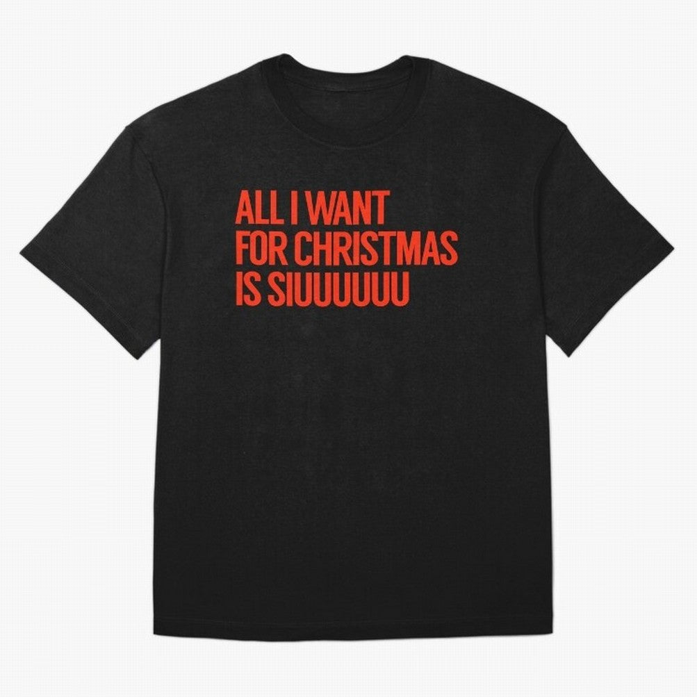 Cristiano Ronaldo - All I Want For Christmas Is Siuuuuuu T-Shirt World Cup 2026 England Neymar Jersey, Adidas Soccer Tee, Football Fans, Nike Football Fan Shirt, Jordan Supporter Top
