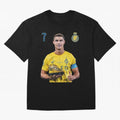 Cr7 cristiano ronaldo red black yellow blue milano real madid ronaldo cr ronaldo cristiano Portugal 7 9 united alnassr al nassr nassr al nassar hilal T-Shirt Netherlands Cristiano Ronaldo World Cup 2026 Jersey, Nike Match Day Shirt, Match Day,