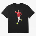 Cristiano Ronaldo Right Here Goal Celebration T-Shirt Messi England Football Jersey, Adidas Match Day Tee, World Cup 2026, Jordan Football Shirt, Nike Soccer Fan Top, Yamal Belgium Football Fans