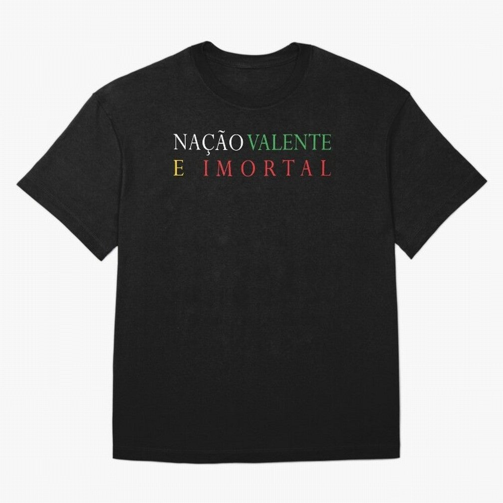 Na??o Valente e Imortal Portugal T-Shirt Feel The Trophy Chase Of The FIFA World Cup 2026 Group, Jordan Supporter Jersey For Group Stage, Nike World Cup Shirt For Messi Fans, Adidas Football Fan Top, Lewandowski Argentina Soccer Fans