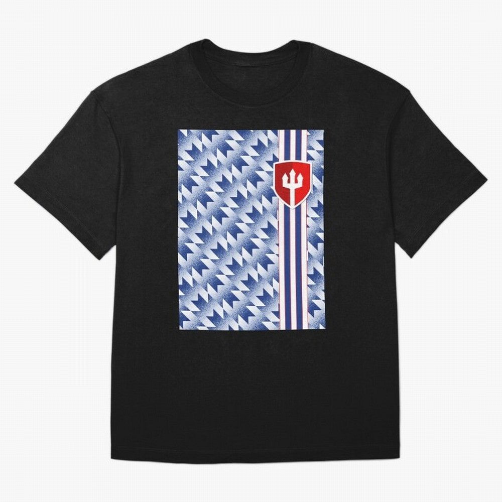 Manchester United 94 Away Jersey Pattern T-Shirt Turn Up For FIFA World Cup 2026 Filled With CR7 And Fan Jersey, Nike Fan Tee, France Supporter Shirt, Jordan Soccer Shirt, Messi Adidas Match Day Top, Mbappe Colombia Goal Celebration