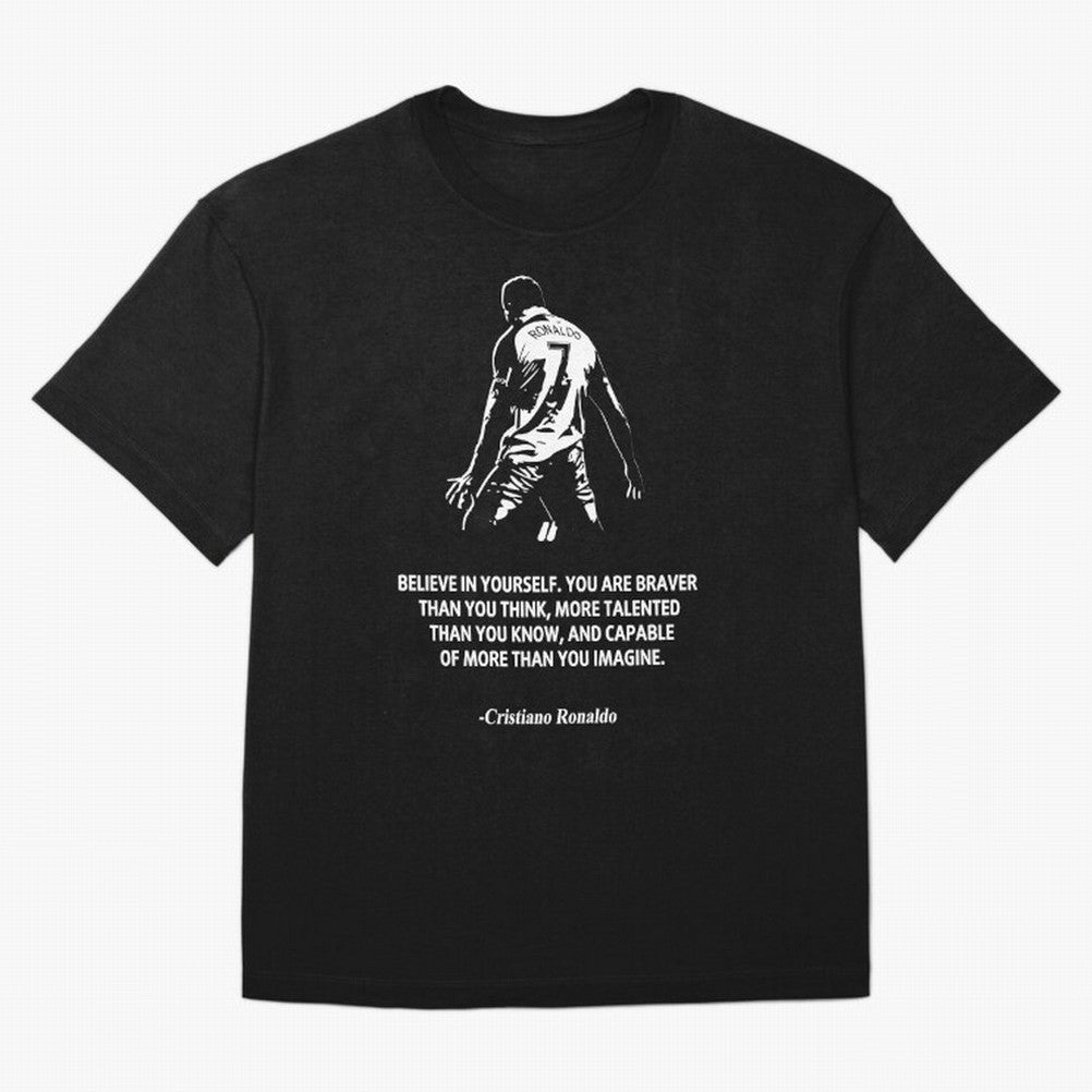 Cristiano Ronaldo Quotes T-Shirt FIFA World Cup 2026 Argentina Griezmann Jersey, Nike Match Day Shirt, Cristiano Ronaldo Spain Fans, Adidas Supporter Tee, Jordan Soccer Fan Top, Haaland Mexico Supporter Night