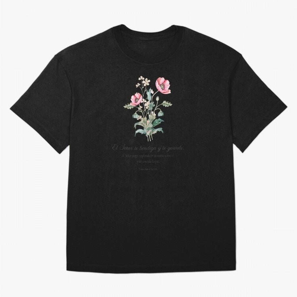 N¨²meros 6:24¨C26 ¨C El Se?or te bendiga y te guarde | Bendici¨®n B¨ªblica Floral | Regalo Cristiano T-Shirt Refresh FIFA World Cup 2026 USA Canada Mexico For Fans Of Jersey, Jordan Supporter Tee, Messi Portugal Fans, Nike World Cup Shirt, Adidas