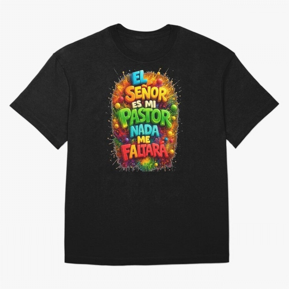 Modern 3D Psalm 23 Spanish Christian Art - El Se?or es mi Pastor T-Shirt FIFA World Cup 2026 Ecuador Saka Fan Jersey, Jordan Football Tee, Spain Supporter Shirt, Adidas Fan Shirt, CR7 Nike Supporter Top, Saka Germany Fan Club