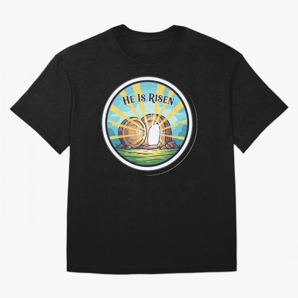 He Is Risen Indeed Easter Faith Sticker T-Shirt Support The Legends Of FIFA World Cup 2026 With CR7, Adidas Football Jersey For Match Day, Nike Soccer Shirt For CR7 Fans, Jordan Match Day Top, Lewandowski Spain Stadium Chant