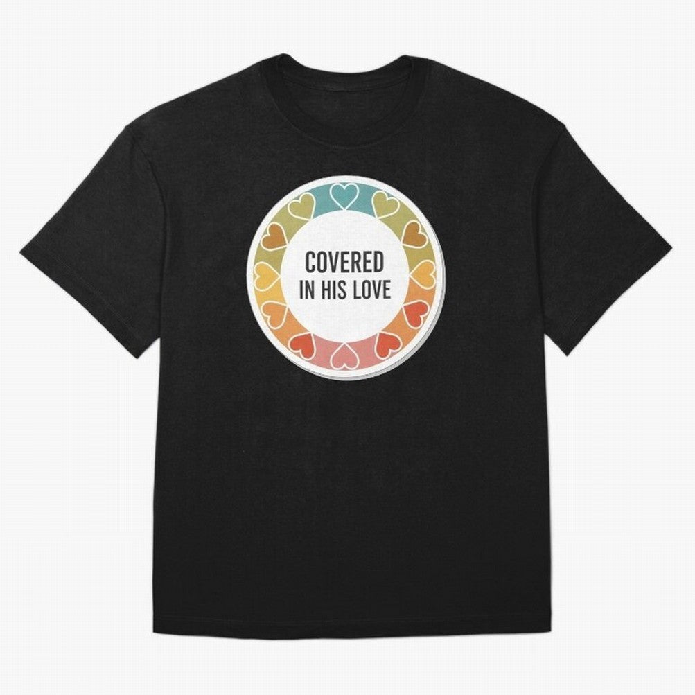 Covered in His Love Christian Encouragement Sticker T-Shirt Showcase The FIFA World Cup 2026 USA Canada Mexico Fan Jersey, Adidas Match Day Tee, Germany Supporter Shirt, Jordan Football Shirt, Messi Nike Soccer Fan Top, Messi Brazil Fan Club