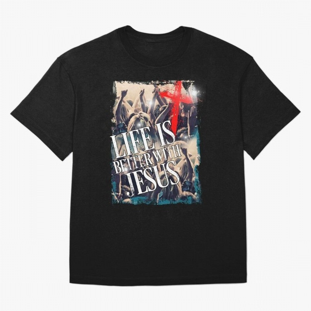 LIfe is Better with Jesus T-Shirt Capture FIFA World Cup 2026 Group Stage For Fans Of CR7 Jersey, Jordan Football Tee, Messi Portugal Fans, Adidas Fan Shirt, Nike Supporter Top, Neymar England Fan Club