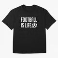 Football Is Life (Black BG) T-Shirt Spain CR7 World Cup 2026 Jersey, Nike Match Day Shirt, Group Stage, Adidas Supporter Tee, Jordan Soccer Fan Top, Salah Senegal Supporter Night