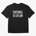 Football Is Life (Red BG) T-Shirt Build FIFA World Cup 2026 Group Stage Connected To CR7 Jersey, Adidas Match Day Tee, Messi Argentina Fans, Jordan Football Shirt, Nike Soccer Fan Top, Rodri Croatia Knockout Round
