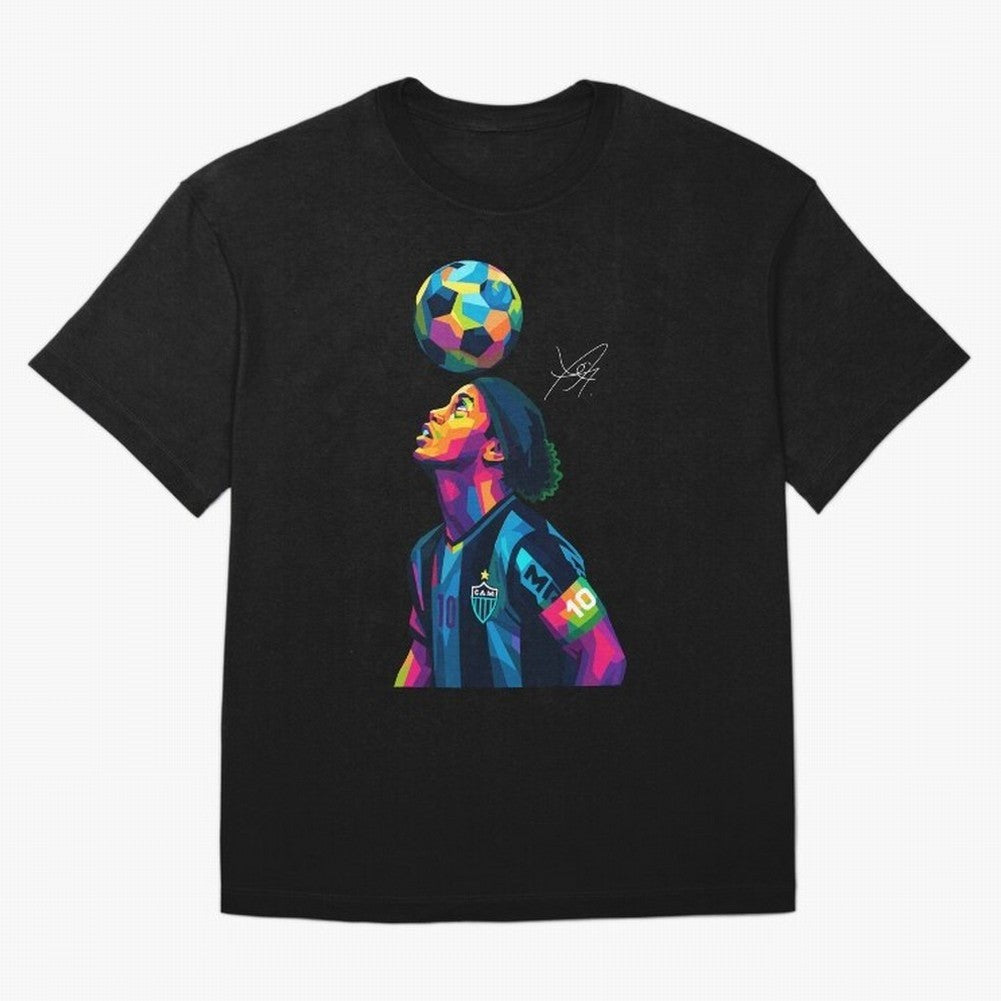 Ronaldinho Wpap Art T-Shirt Cristiano Ronaldo Germany Football Jersey, Jordan Football Tee, World Cup 2026, Adidas Fan Shirt, Nike Supporter Top, Salah USA Knockout Round