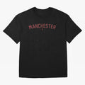 Manchester Retro Typography - MUFC Unofficial Merch T-Shirt France Messi World Cup 2026 Jersey, Adidas Match Day Tee, Group Stage, Jordan Football Shirt, Nike Soccer Fan Top, Griezmann Switzerland Fan Club