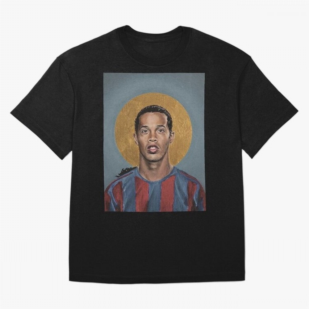 Art Ronaldinho Painting T-Shirt Back Your Heroes With FIFA World Cup 2026 Group Stage Fan Jersey, Jordan Supporter Tee, England Supporter Shirt, Nike World Cup Shirt, Messi Adidas Football Fan Top, Mbappe Japan Goal Celebration