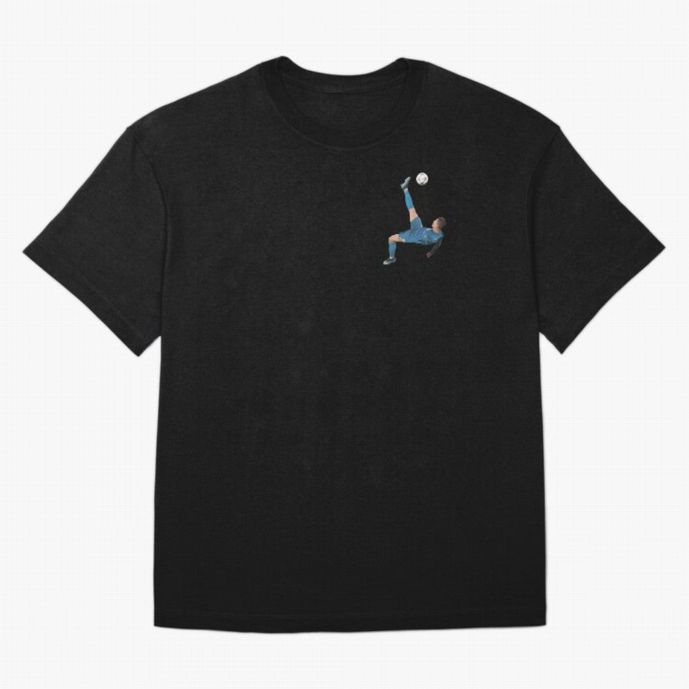 Ronaldo Bicycle Kick - Real Madrid vs Juventus T-Shirt Neymar Argentina Football Jersey, Jordan Football Tee, World Cup 2026, Adidas Fan Shirt, Nike Supporter Top, Haaland Belgium Knockout Round