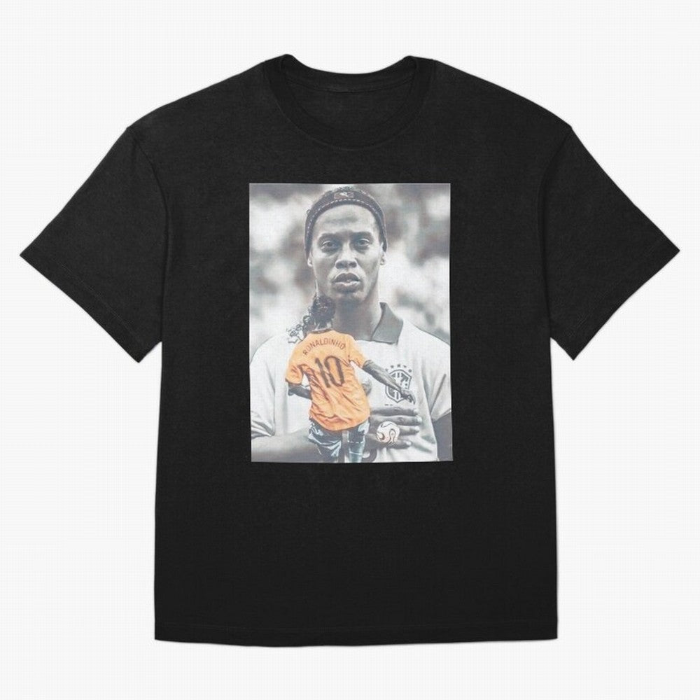 Wallpaper Ronaldinho Illustration T-Shirt England Mbappe World Cup 2026 Jersey, Adidas Football Tee, Group Stage, Nike Soccer Shirt, Jordan Match Day Top, Messi Switzerland Watch Party