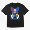 Desire Doue in WPAP Style T-Shirt Show Your Love For FIFA World Cup 2026 USA Canada Mexico Jersey, Adidas Soccer Tee, Cristiano Ronaldo Portugal Fans, Nike Football Fan Shirt, Jordan Supporter Top, Vinicius Australia Trophy Race