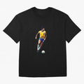 Legends of The Beautiful Game Cartoon Collection Legends Socrates Cartoon Artwork9 T-Shirt World Cup 2026 Argentina Son Jersey, Adidas Football Tee, Final Match, Nike Soccer Shirt, Jordan Match Day Top