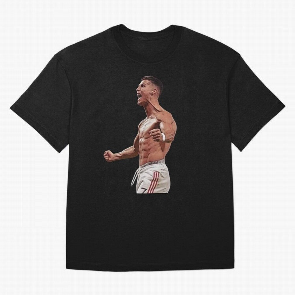 Ronaldo Last Minute Goal Celebration United 7 T-Shirt Cristiano Ronaldo Argentina Football Jersey, Nike Match Day Shirt, World Cup 2026, Adidas Supporter Tee, Jordan Soccer Fan Top, Kane France Match Day