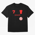 Ronaldo 7 - Man U Back to Manchester T-Shirt Mark FIFA World Cup 2026 Inspired By Mbappe, Germany, Jordan Supporter Jersey For Match Day, Nike World Cup Shirt For Mbappe Fans, Adidas Football Fan Top, Kane Spain Final Match