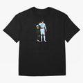 Messi and Ronaldo Reunion Illustration T-Shirt Neymar Argentina Football Jersey, Jordan Football Tee, World Cup 2026, Adidas Fan Shirt, Nike Supporter Top, Cristiano Ronaldo Norway Football Fans