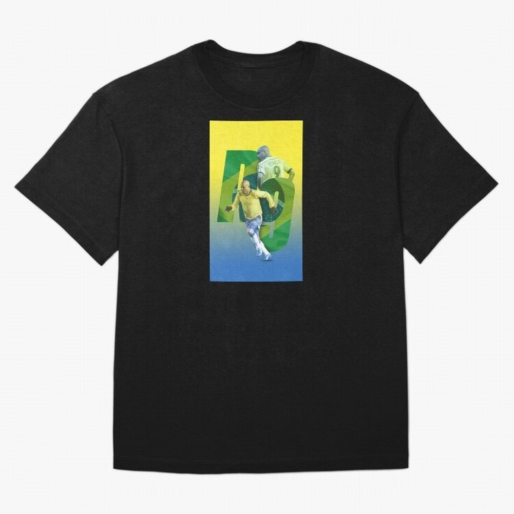 Ronaldo Luis Nazario de Lima Illustration T-Shirt FIFA World Cup 2026 Canada Neymar, Nike Fan Jersey For Match Day, Jordan Soccer Shirt For Neymar Fans, Adidas Match Day Top, Son Spain Goal Celebration