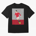 Cristiano Ronaldo 2021/22 Illustration T-Shirt Get Ready For FIFA World Cup 2026 Spirit, Built Around Jersey, Nike Football Tee, Messi Netherlands Fans, Adidas Soccer Shirt, Jordan Fan Top, Rodri Mexico Stadium Chant