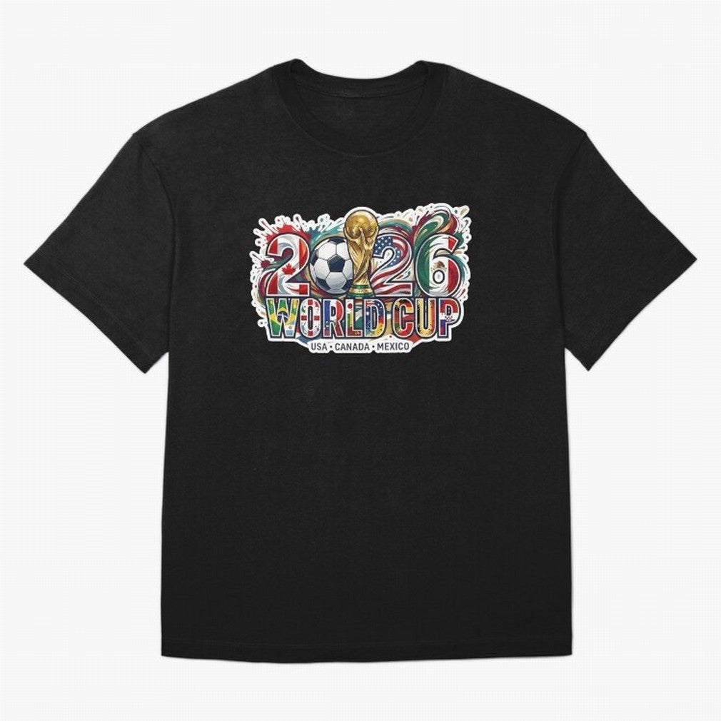 2026 World Cup International Futbol Football Soccer USA Canada Mexico T-Shirt Celebrate The Biggest Stage Of FIFA World Cup 2026 USA Fan Jersey, Nike Football Tee, Spain Supporter Shirt, Adidas Soccer Shirt, Cristiano Ronaldo Jordan Fan Top, Son