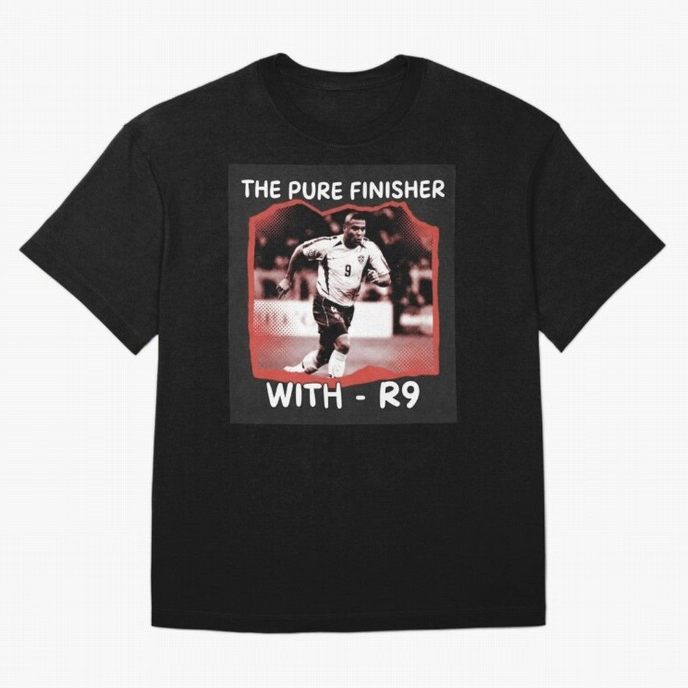 Ronaldo R9 The Pure Finisher Vintage T-Shirt Show Your Stadium Side During FIFA World Cup 2026 Group Fan Jersey, Jordan Supporter Tee, Spain Supporter Shirt, Nike World Cup Shirt, Mbappe Adidas Football Fan Top, Mbappe Sweden Goal Celebration