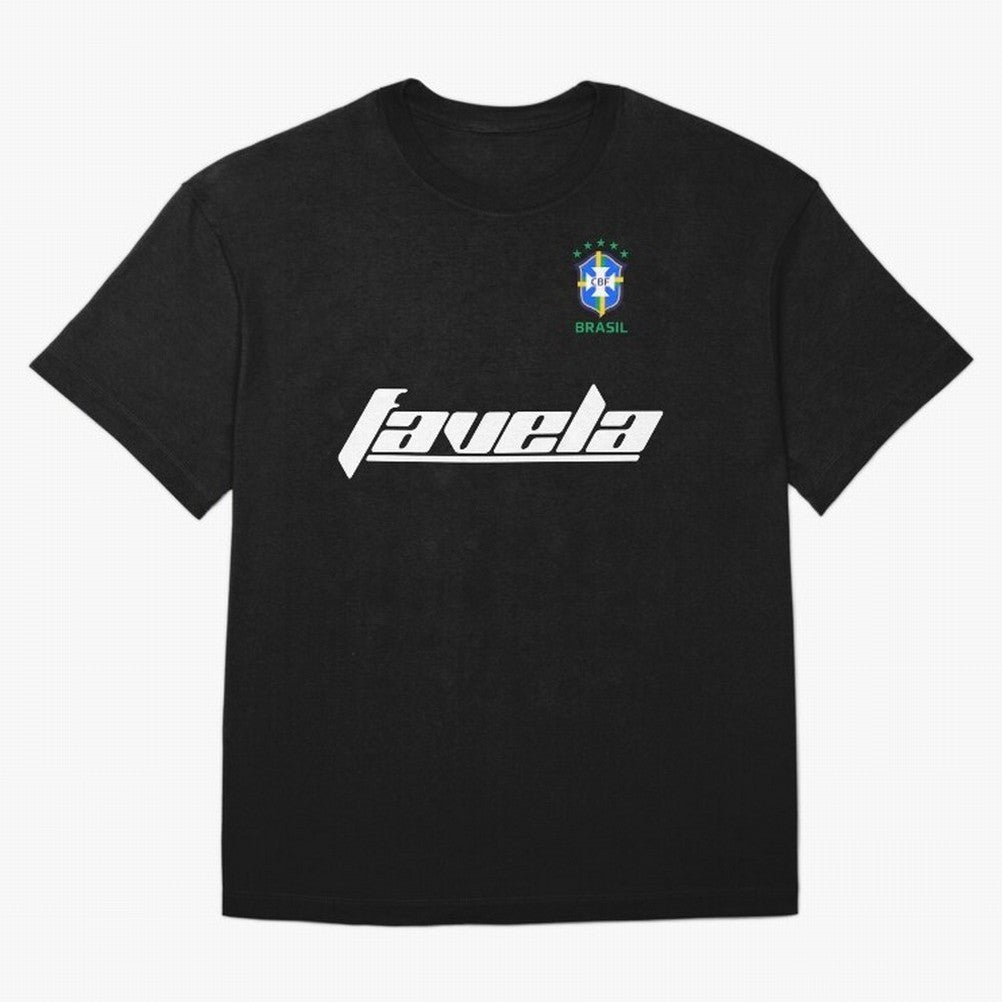Brasil CBF WorldCup Favela T-Shirt Make Your Look Match FIFA World Cup 2026 USA Canada Fan Jersey, Jordan Football Tee, Portugal Supporter Shirt, Adidas Fan Shirt, Cristiano Ronaldo Nike Supporter Top, Lewandowski Japan Knockout Round