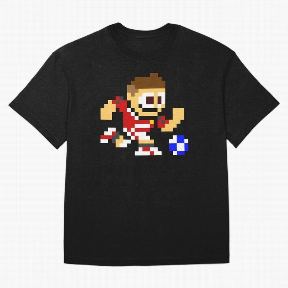 Ronaldo Manchester United (8-bit Football / Soccer Player) T-Shirt Haaland Argentina Football Jersey, Adidas Football Tee, World Cup 2026, Nike Soccer Shirt, Jordan Match Day Top, Pedri USA Group Stage