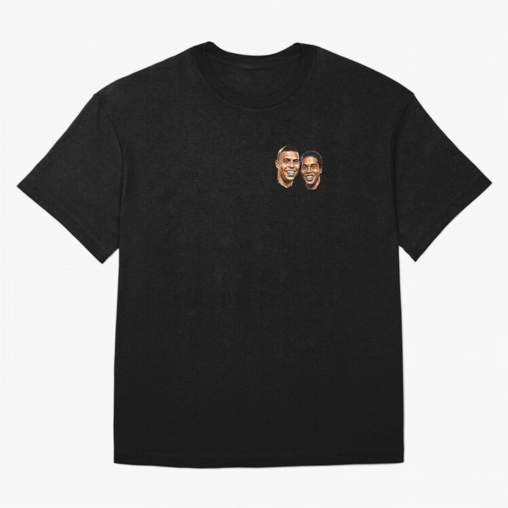 Ronaldo & Ronaldinho: The Legends of Brazil Joga Bonito T-Shirt Enjoy FIFA World Cup 2026 Spirit, Highlighting Argentina, Nike Fan Jersey For Match Day, Jordan Soccer Shirt For Messi Fans, Adidas Match Day Top, CR7 Uruguay Soccer Fans