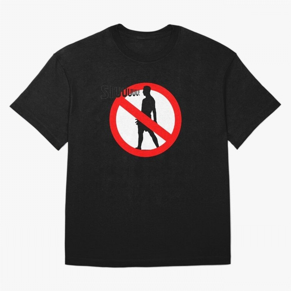 No Siiuuu Funny Soccer Meme Design T-Shirt France Mbappe World Cup 2026 Jersey, Jordan Supporter Tee, Match Day, Nike World Cup Shirt, Adidas Football Fan Top, Haaland Portugal Soccer Fans