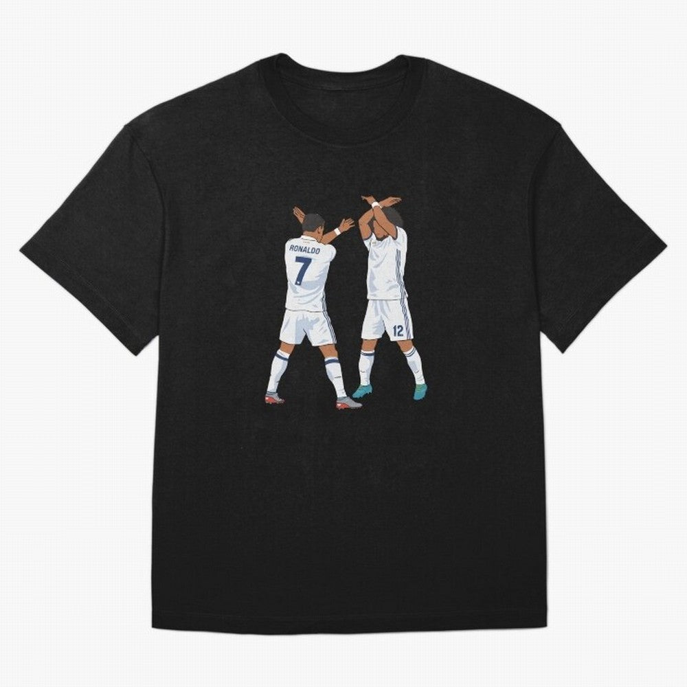 Ronaldo Madrid Celebration Duo T-Shirt Make Your Look Match FIFA World Cup 2026 USA Canada Fan Jersey, Adidas Soccer Tee, Germany Supporter Shirt, Nike Football Fan Shirt, Cristiano Ronaldo Jordan Supporter Top, Neymar Sweden Match Day