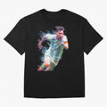 Messi in action Graphic Paint poster design T-Shirt Follow Every Goal Of FIFA World Cup 2026 USA Canada Jersey, Nike Fan Tee, CR7 France Fans, Jordan Soccer Shirt, Adidas Match Day Top, Kane Australia Final Match