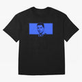 Ronaldo CR7 Blue Vector Portrait - Pop Comic T-Shirt Spain Messi World Cup 2026 Jersey, Jordan Football Tee, Knockout Round, Adidas Fan Shirt, Nike Supporter Top, Bellingham Morocco Fan Club