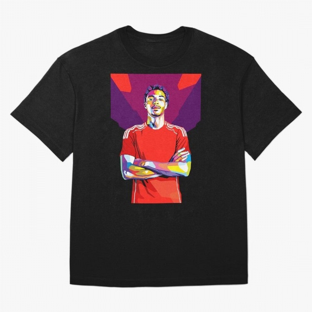 Ekitike in WPAP Style T-Shirt Haaland Portugal Football Jersey, Nike Fan Tee, World Cup 2026, Jordan Soccer Shirt, Adidas Match Day Top, CR7 Norway Soccer Fans