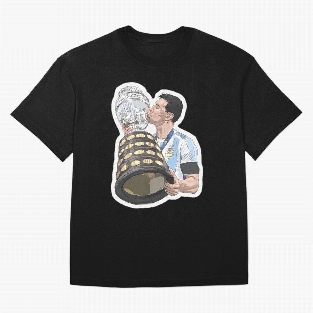 Messi and World Cup T-Shirt Feel The Trophy Chase Of FIFA World Cup 2026 Group Stage Jersey, Nike Football Tee, Messi Spain Fans, Adidas Soccer Shirt, Jordan Fan Top, Rodri Croatia Stadium Chant