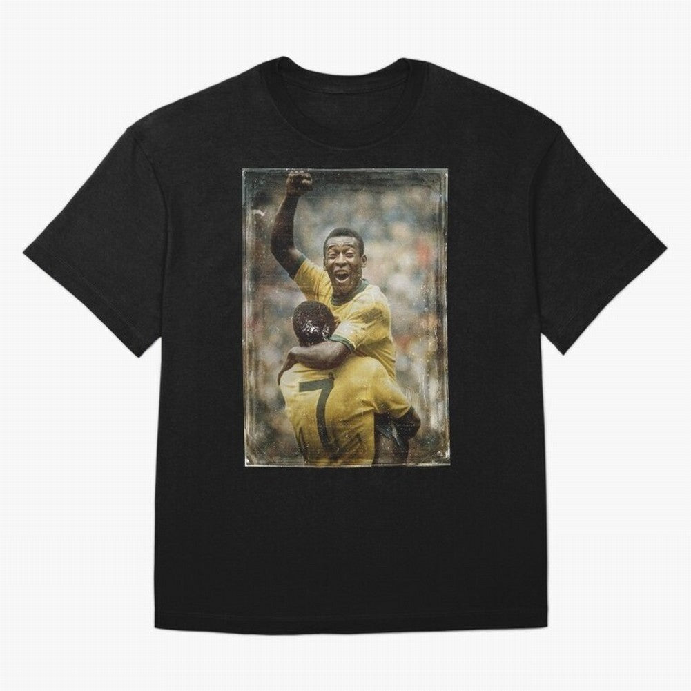 Pele Celebration Vintage T-Shirt Feel The Heartbeat Of FIFA World Cup 2026 USA Canada Fan Jersey, Adidas Match Day Tee, Germany Supporter Shirt, Jordan Football Shirt, Messi Nike Soccer Fan Top, Foden Germany Knockout Round