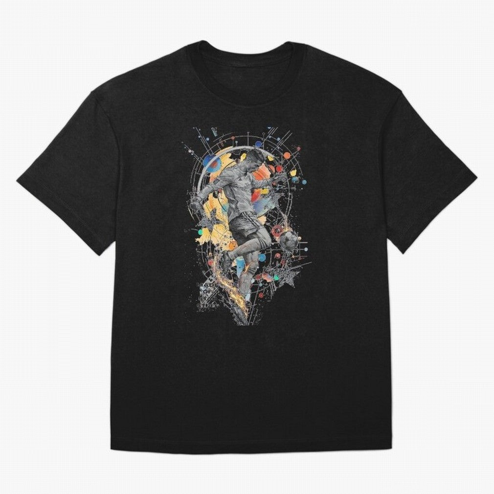 Cosmic Ronaldo Made of Star Stuff Artwork For Football Fans Gift For Soccer Enthusiasts T-Shirt Portugal Messi World Cup 2026 Jersey, Nike Fan Tee, Watch Party, Jordan Soccer Shirt, Adidas Match Day Top, Lewandowski Switzerland Soccer Fans