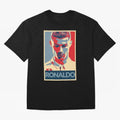 Ronaldo Poster Style Pop Art Design For Football Fans Gift For Soccer Enthusiasts T-Shirt Germany Cristiano Ronaldo World Cup 2026 Jersey, Nike Fan Tee, Watch Party, Jordan Soccer Shirt, Adidas Match Day Top, Lewandowski Senegal Soccer Fans