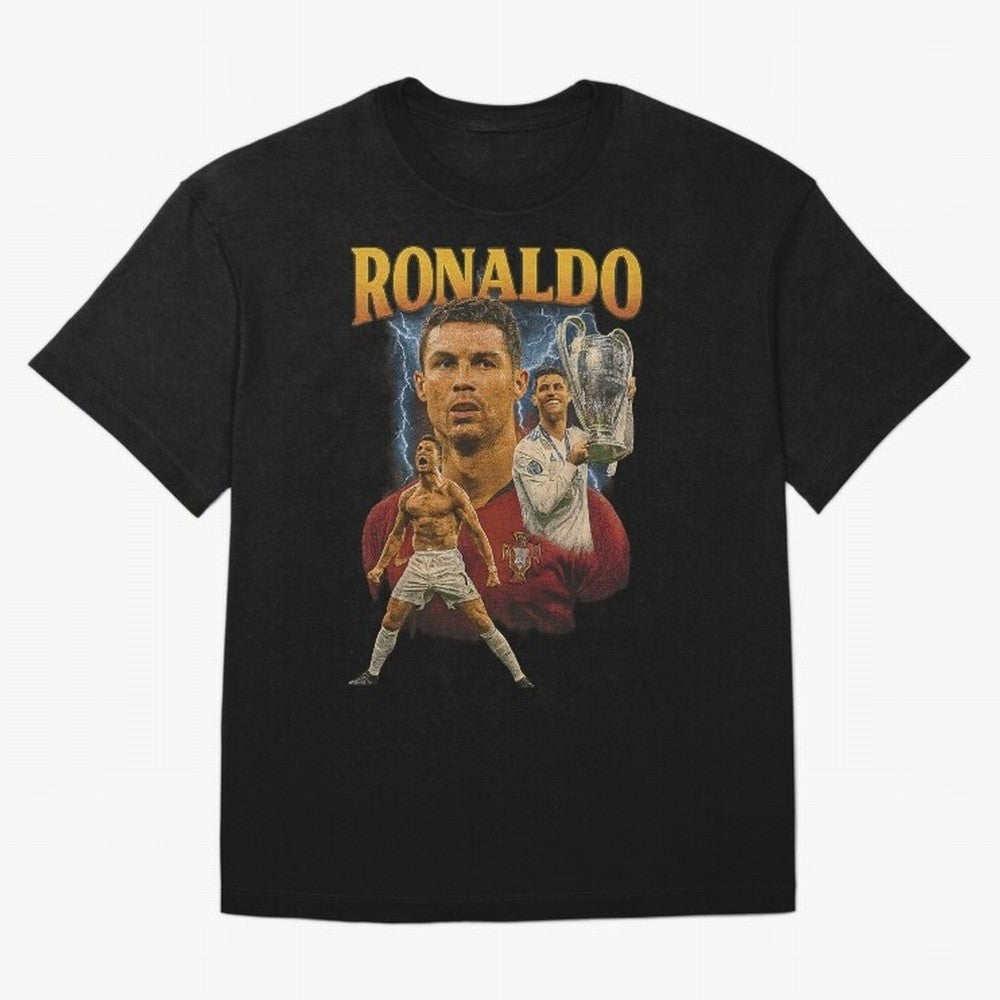 Ronaldo Champion Victory Design For Football Fans Gift For Soccer Supporters T-Shirt Show Up For The Glory Of FIFA World Cup 2026 For Fans Of Fan Jersey, Jordan Football Tee, France Supporter Shirt, Adidas Fan Shirt, CR7 Nike Supporter Top, Kane